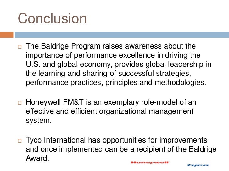 GBA Organizational Theory Honeywell FM&T