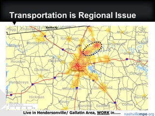 Transportation is Regional IssueLive in Hendersonville/ Gallatin Area, WORK in…..