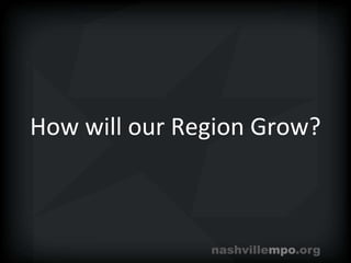 How will our Region Grow?