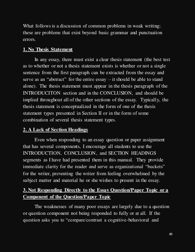 writers web the thesis statement exercise writers web the thesis statement exercise