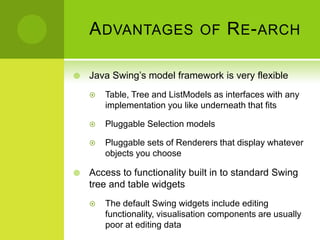 Re-architecting visualisations in Java Swing | PPTX