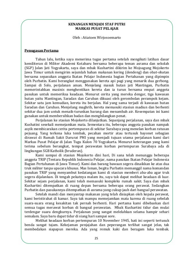Revisi Buku Kenangan Monumen Pena