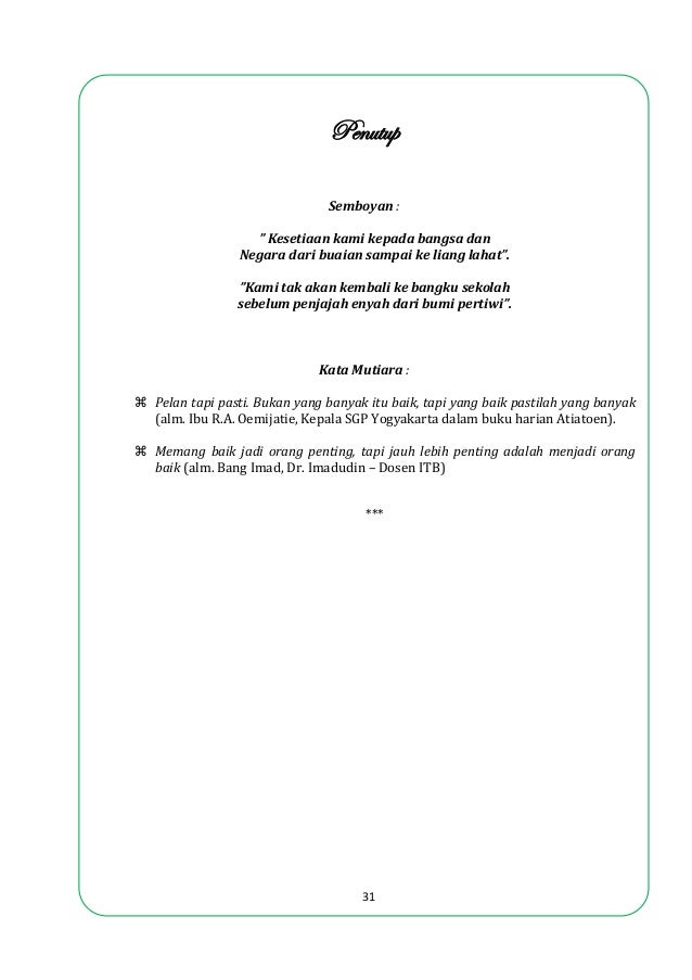 Revisi Buku Kenangan Monumen Pena