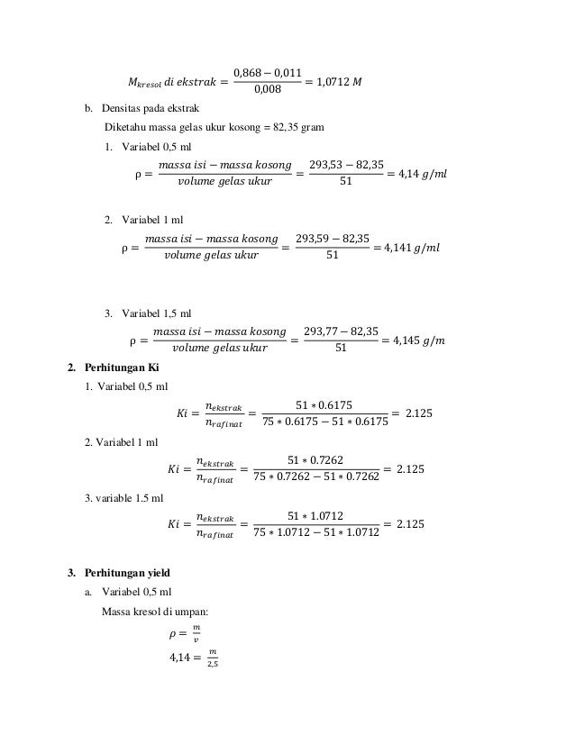 Laporan Ekstrasi Cair Cair