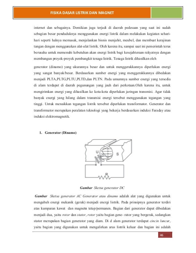 MODUL FISIKA  LISTRIK DAN MAGNET