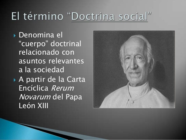 Revisión de los principios de la doctrina social