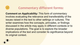 Creative Nonfiction: Revising and Critiquing | PPTX