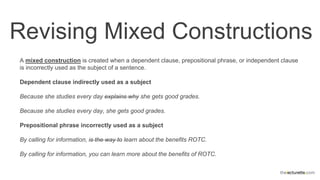 Revising Awkward and Confusing Sentences | PPTX