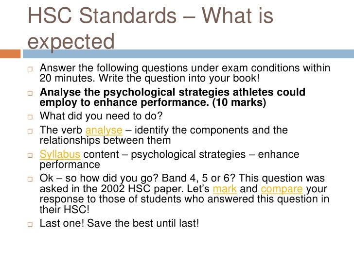 Hsc essay marking service