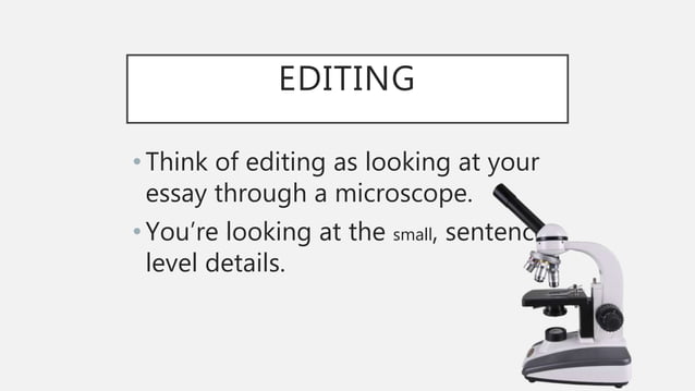 Revising vs editing | PPTX