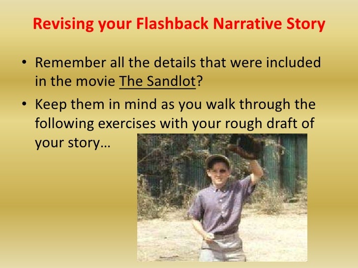 Revising your flashback narrative story