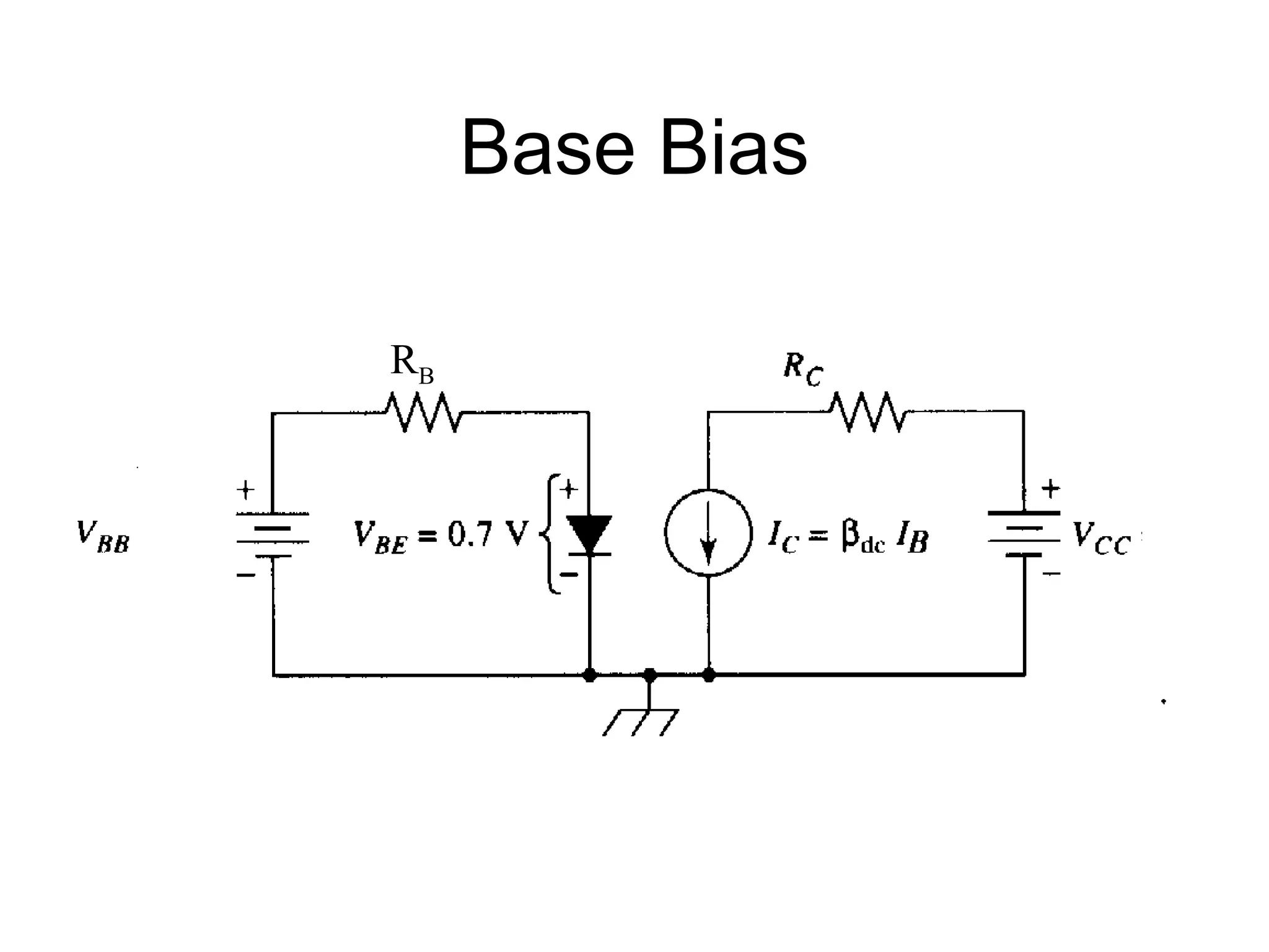 Base Bias R B 