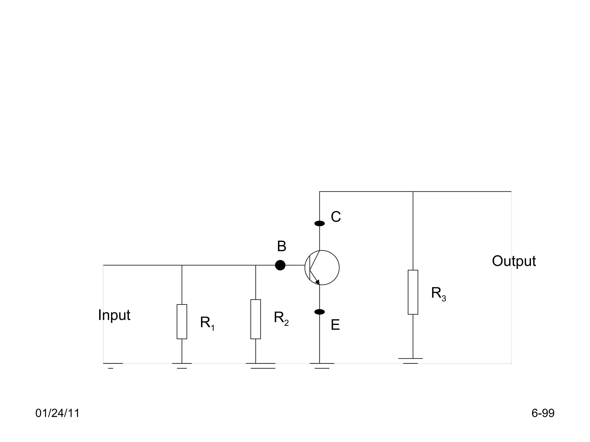 01/24/11 6- R 1 R 2 R 3 Input Output B E C 