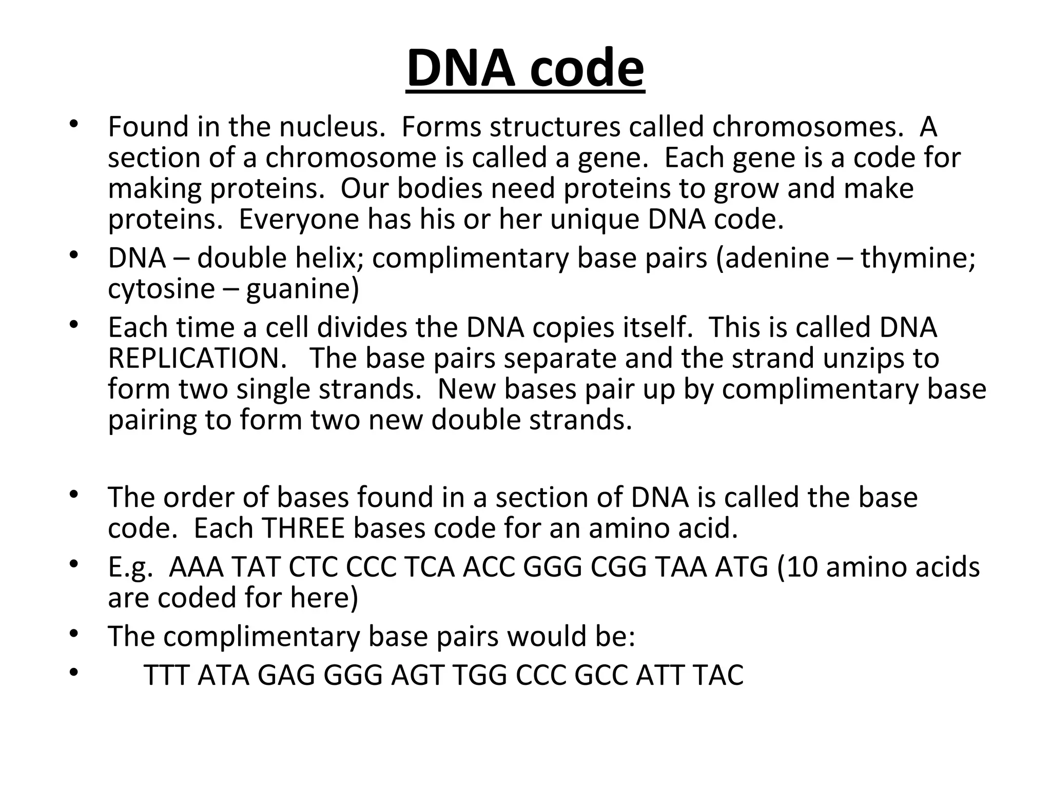 Biology GCSE OCR B3 revision 1 | PPT | Genetics | Science