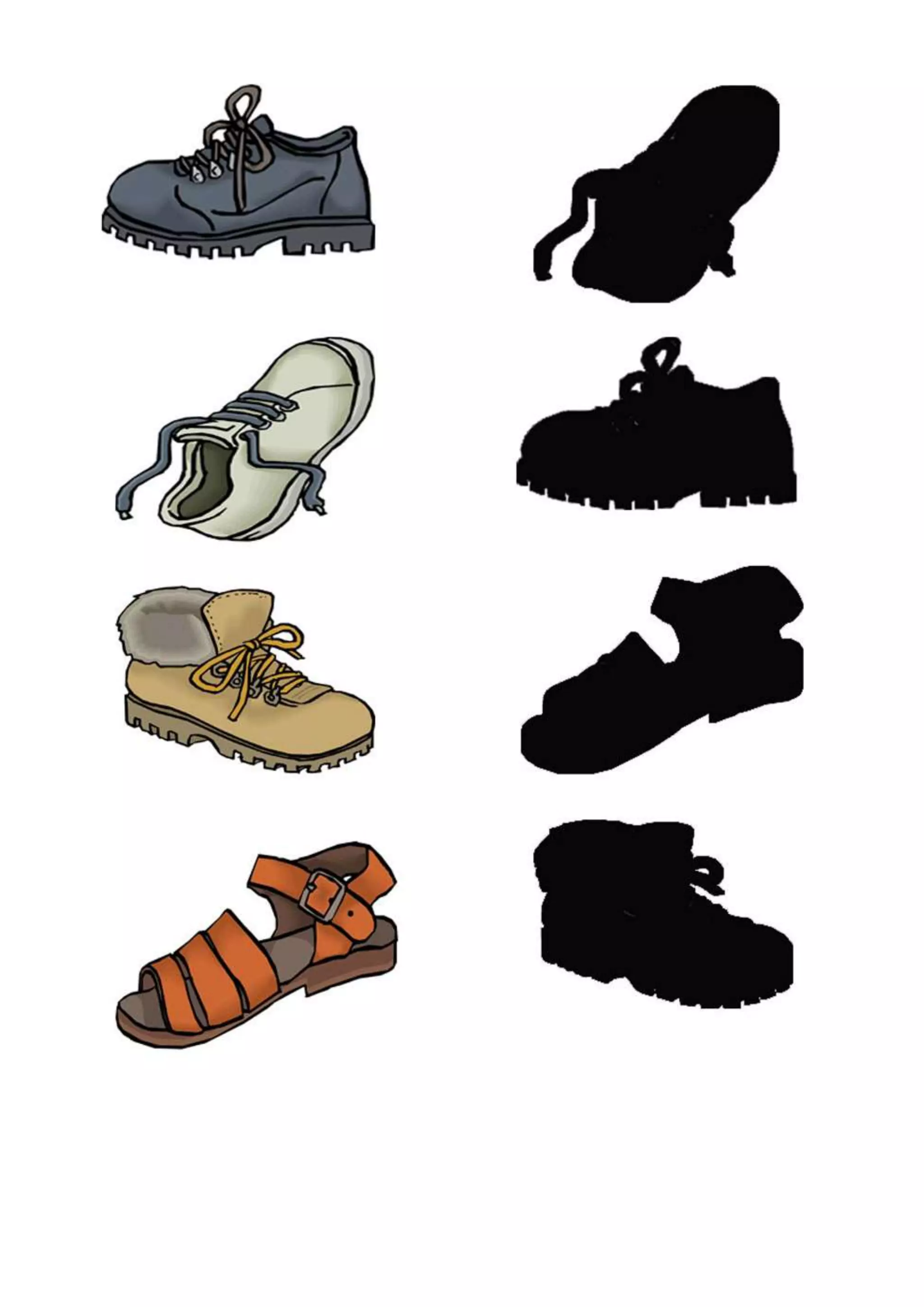 Making shadows worksheet