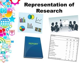 Representation of
Research
 