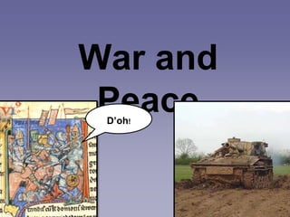War and
PeaceD’oh!
 