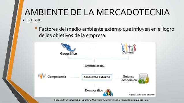 AMBIENTE EXTERNO DE LA MERCADOTECNIA