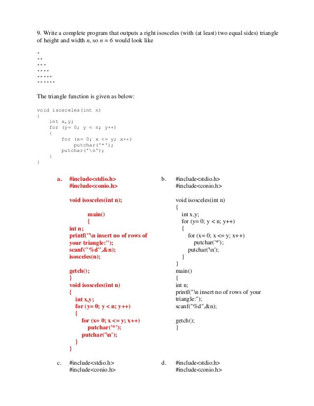 Revision1schema C programming