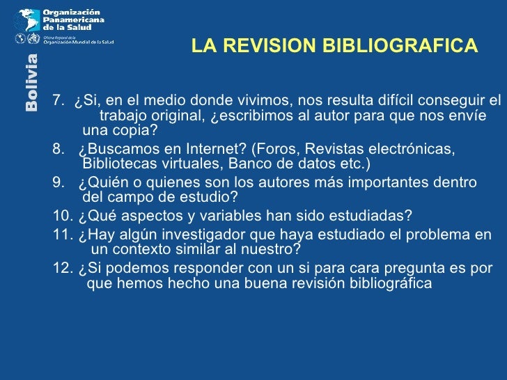 Revision bibliografica sh Revision bibliografica sh