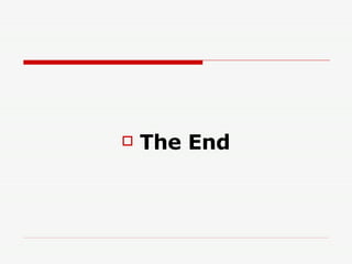 The End 
