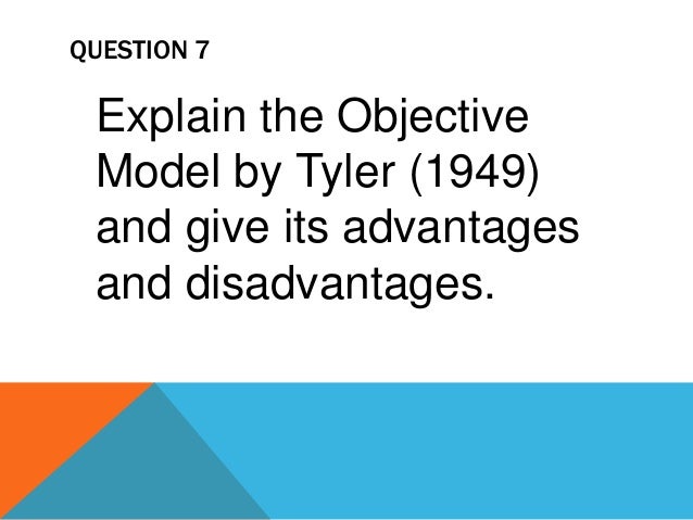 Merits And Demerits Of Tylers Model And Skilbeck Model 2 