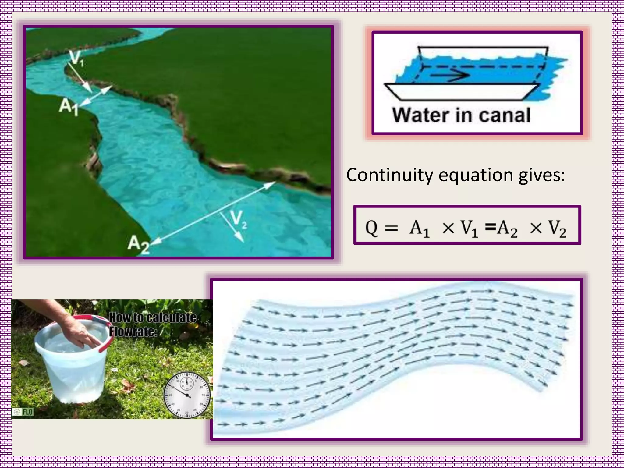 Continuity equation gives:
 
