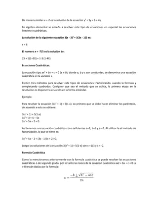 Revision de presaberes