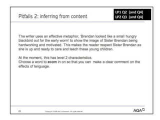 LP1 Q2 (and Q4)
LP2 Q3 (and Q4)
 