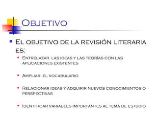 Revision Literaria