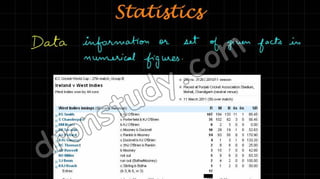 Statistics