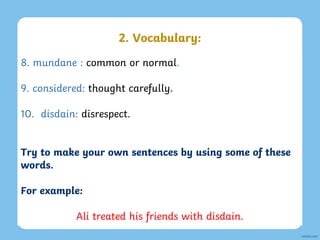 Mundane Examples Revision PPT - GRADE 4.pdf for esl british | PDF