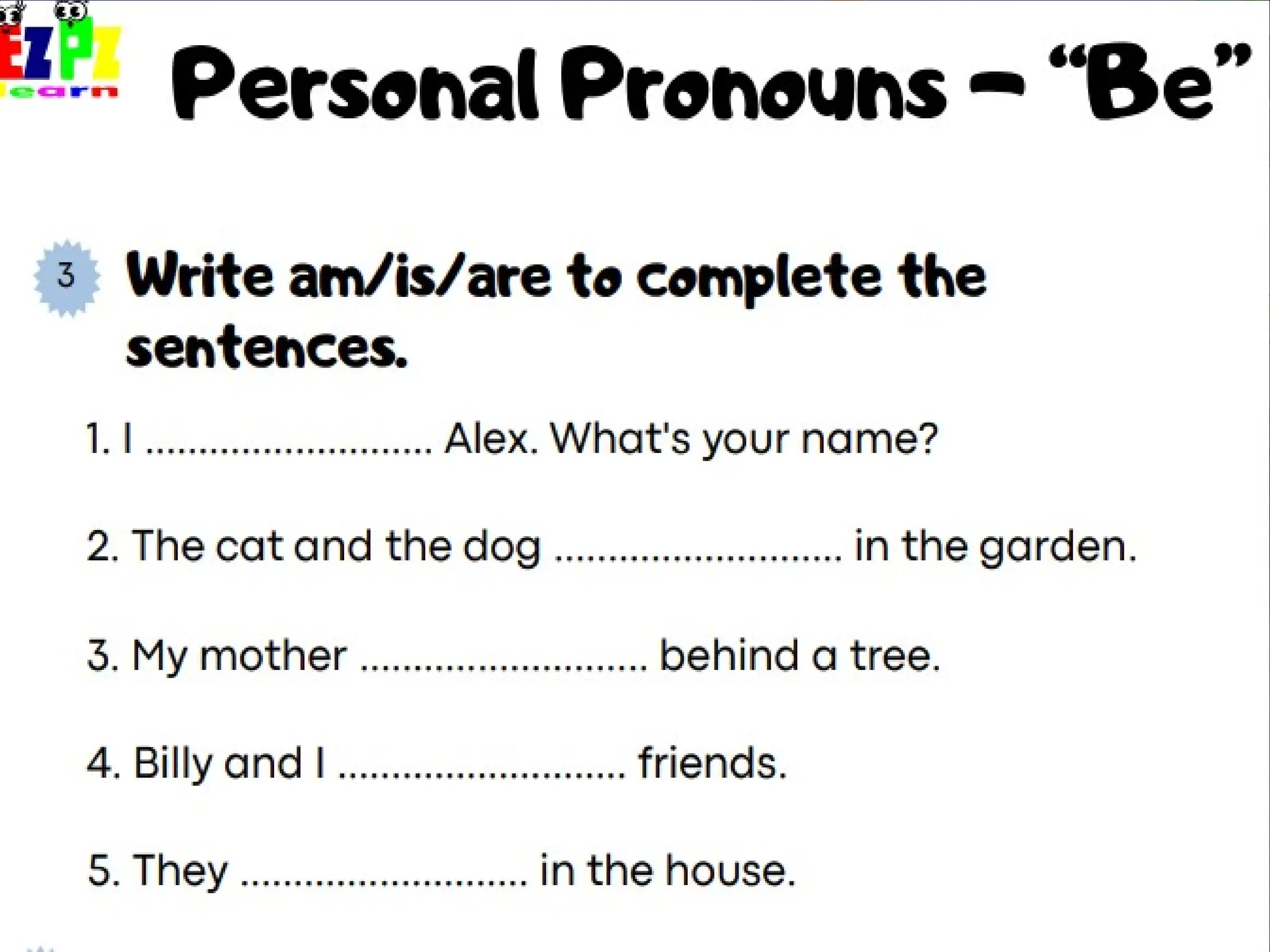 Revision Present Simple To Be (1) (2).ppt