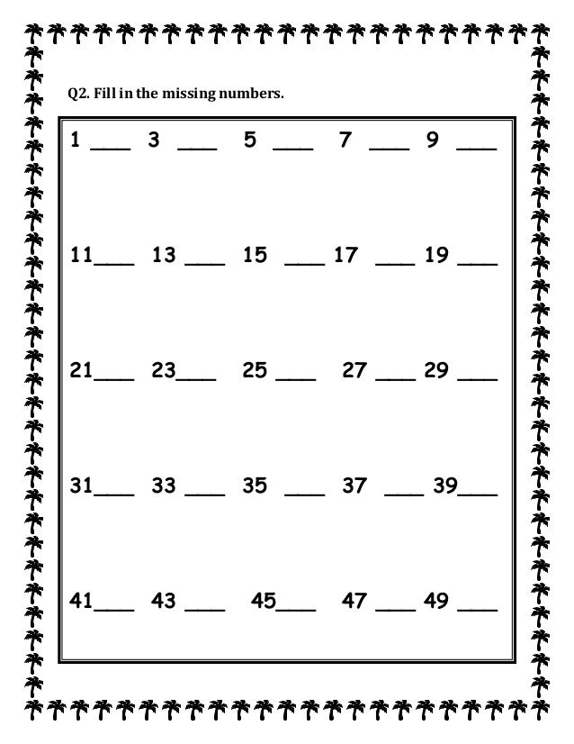How to write arabic numbers 1 20