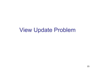 View Update Problem




                      23
 