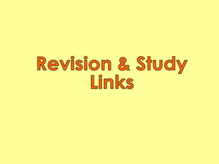 Revision & Study Links 