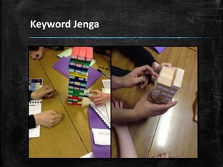 Keyword Jenga
 