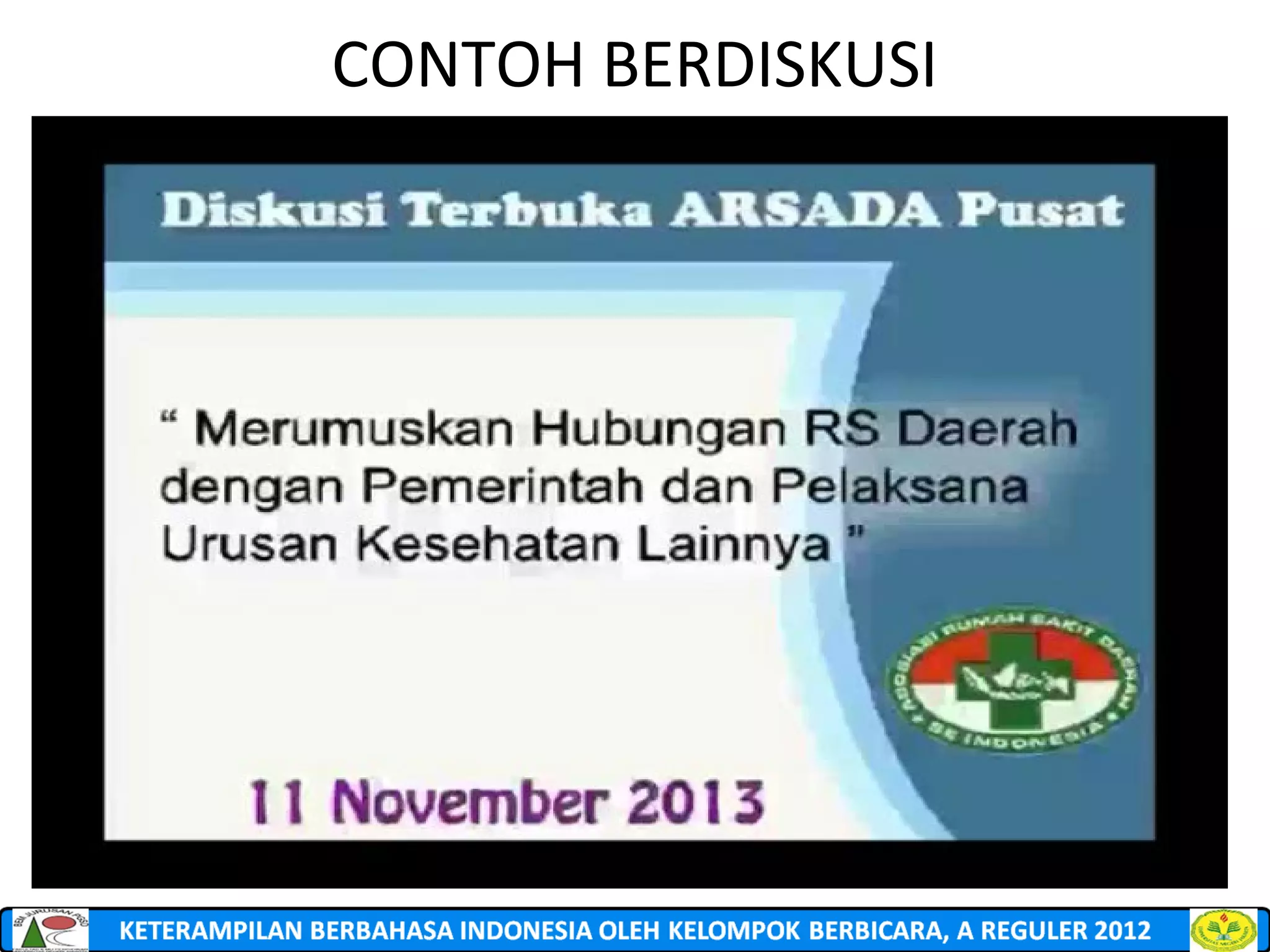 Perbedaan Diskusi dan Berdebat | PPT