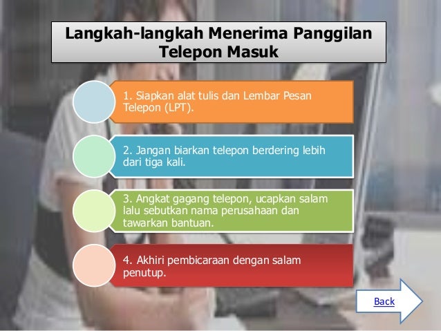 Menangani Telepon Internal Dan Eksternal Diperusahaan