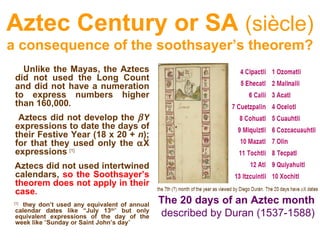 Revisit Aztec and Maya calendars | PPT