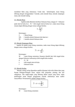 Revisi tendensi sentral dan variabilitas | DOCX