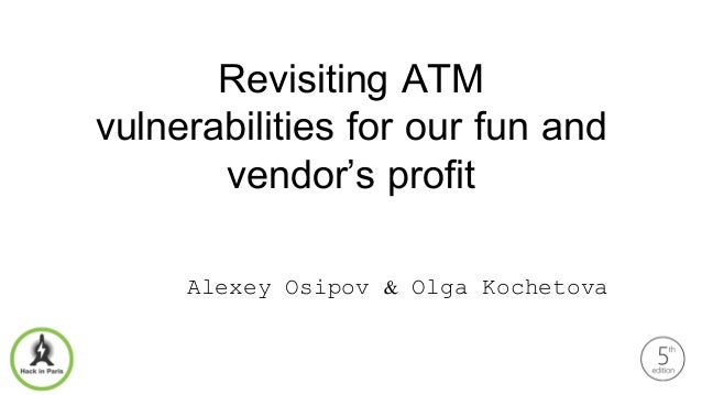 revisiting atm vulnerabilities for our