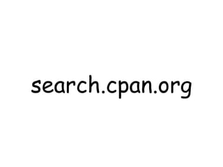 search.cpan.org 