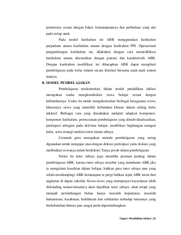 Revisi Tugas I Pend Inklusi Sekolah Inklusi