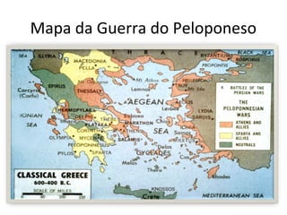 Mapa da Guerra do Peloponeso
 