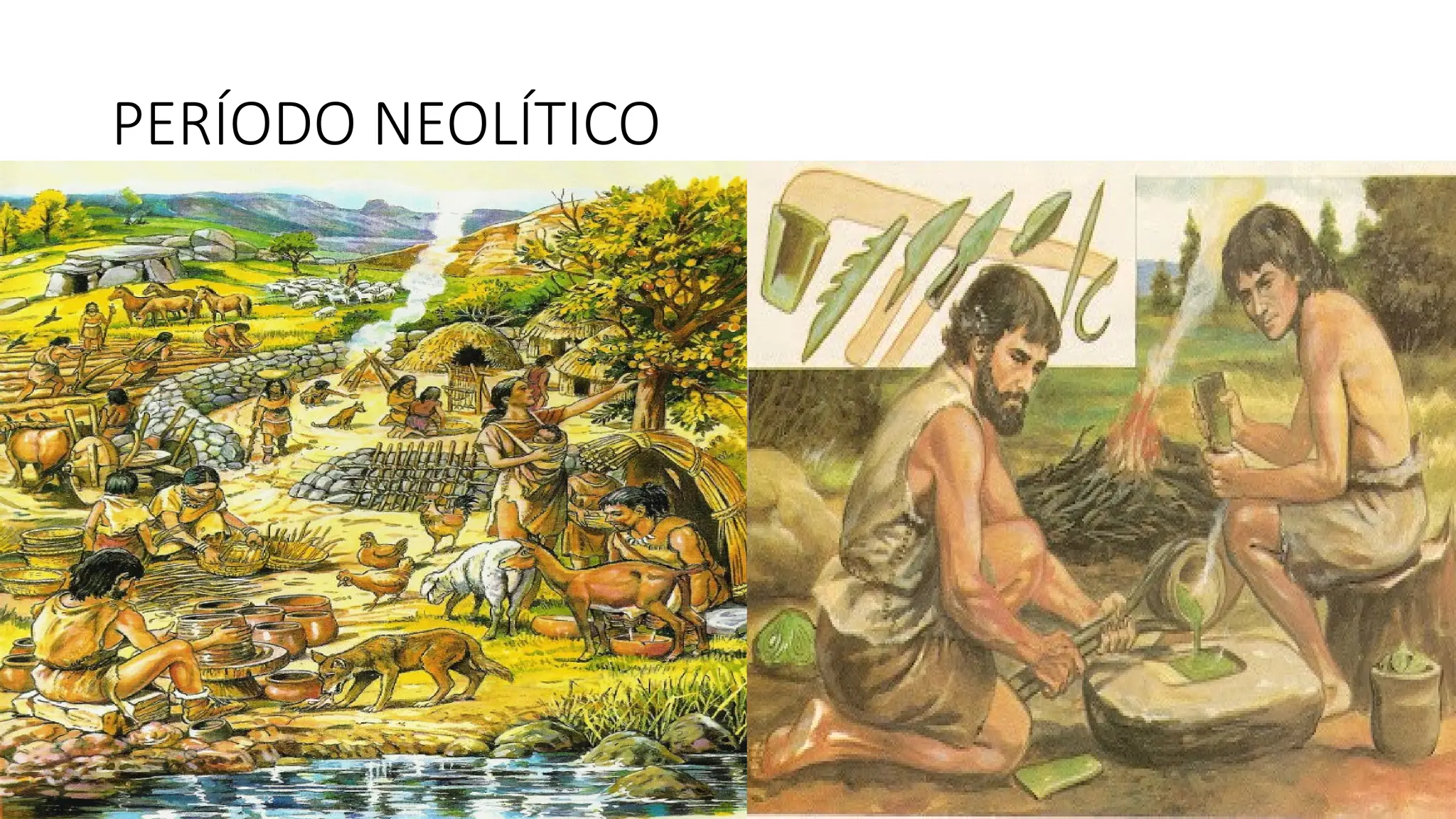 Período Paleolítico e Neolítico - História | PPTX