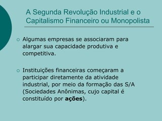 CapitalismoPrincipais características: busca do lucro 