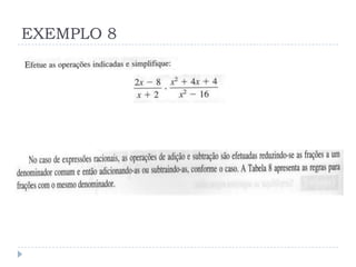 EXEMPLO 8
 