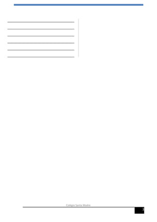 ____________________________________________ 
____________________________________________ 
____________________________________________ 
____________________________________________ 
____________________________________________ 
____________________________________________ 
3 
Colégio Santa Madre 
