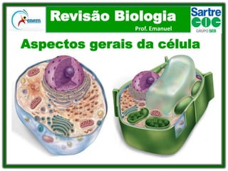 Revisão Biologia
Prof. Emanuel

Aspectos gerais da célula

 